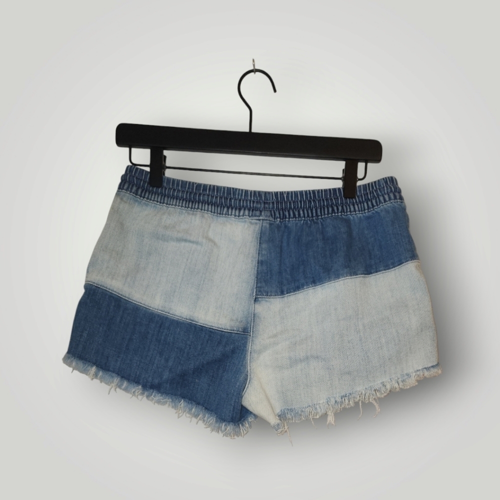 Aerie Patchwork Colorblock Drawstring Elastic Jea… - image 6